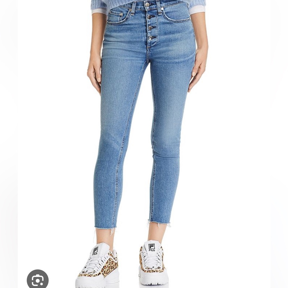 Rag & Bone Nina High Rise Ankle Skinny in Farrah